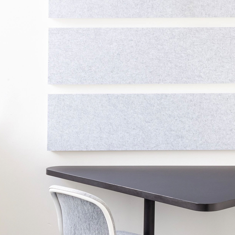 Customizable Grooved Polyester Fiber Sound-absorbing Panel Customizable Grooved Polyester Fiber Sound-absorbing Panel