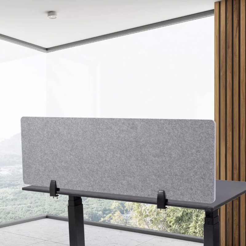 Spesonic Eco-friendly Polyester Fiber PET Desk Divider Sound Absorbing Polyester Acoustic Desk Screen Spesonic Eco-friendly Polyester Fiber PET Desk Divider Sound Absorbing Polyester Acoustic Desk Screen