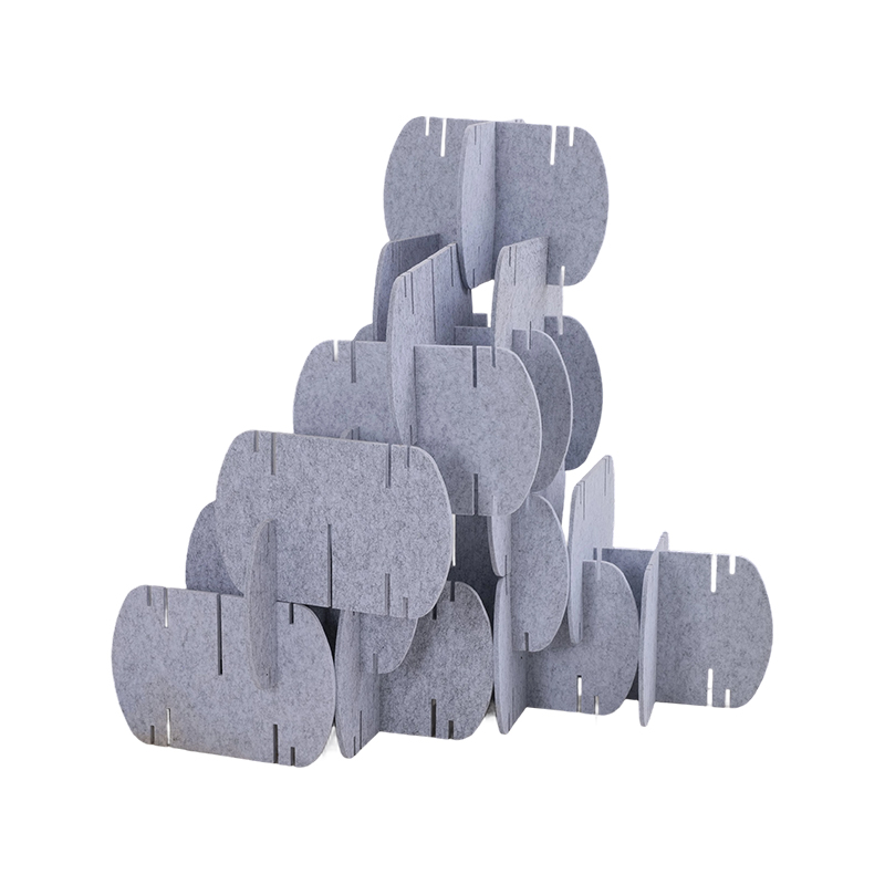 Eco-friendly Acoustic Panels for Office Partition Room Dividers Fabric Wrapped Commercial Interior Design