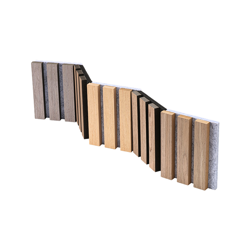 Spesonic Wood Slat Wall Panel for Interior Noise Cancelling Acoustic Decorative 3D Sound Absorbing Wall Paneling Akupanel