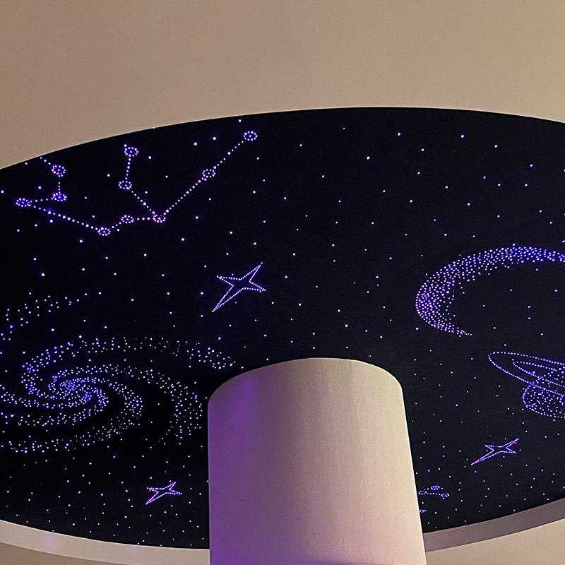 Hotel Application Acoustic Ceiling Home Use Starry Sky Acoustic Panel Ceiling for Children's Bedroom Hotel Application Acoustic Ceiling Home Use Starry Sky Acoustic Panel Ceiling for Children's Bedroom