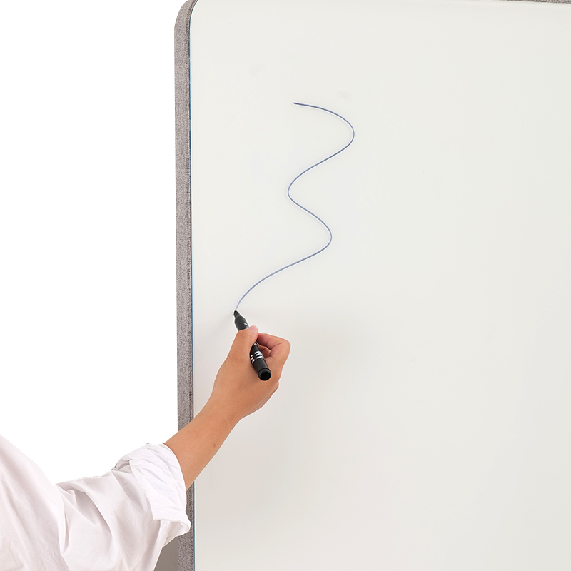 Modern White Acoustic Writing Board Soundproof Polyester Fiber Panels for Home Office Partition Glass Material Modern White Acoustic Writing Board Soundproof Polyester Fiber Panels for Home Office Partition Glass Material