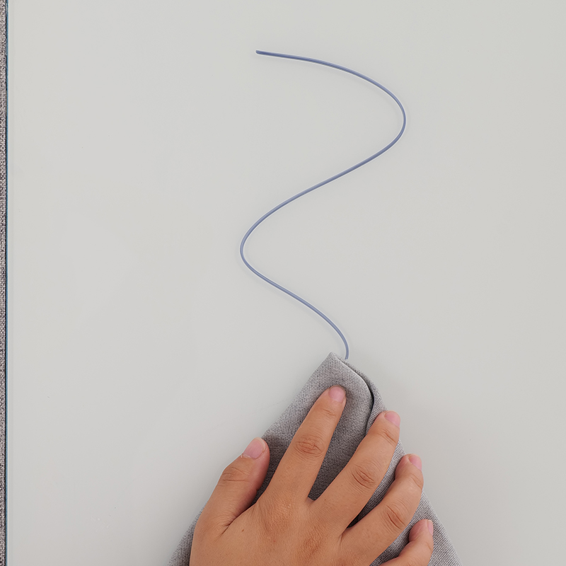 Modern White Acoustic Writing Board Soundproof Polyester Fiber Panels for Home Office Partition Glass Material Modern White Acoustic Writing Board Soundproof Polyester Fiber Panels for Home Office Partition Glass Material