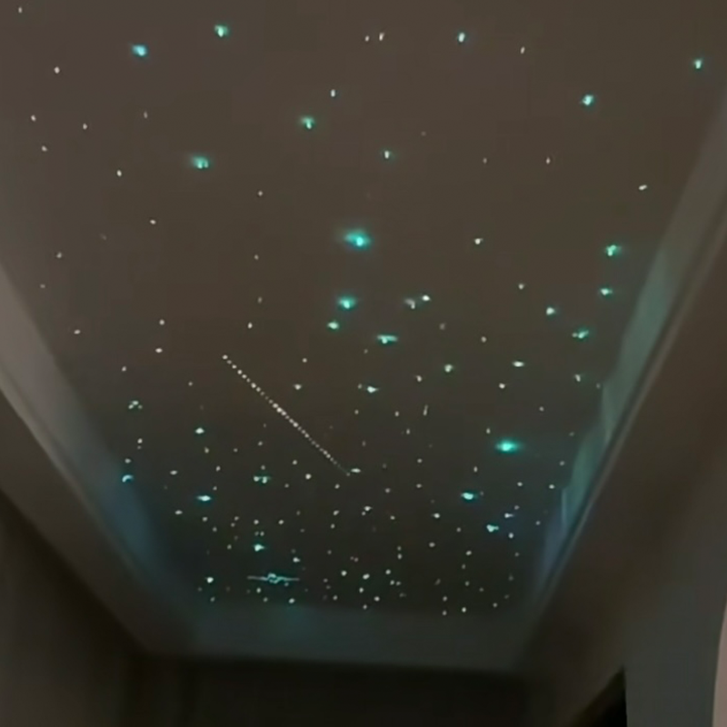 Modern Style Fiber Optic RGB Light Star Ceiling Panels 7 Color Gypsum for Living Room Modern Style Fiber Optic RGB Light Star Ceiling Panels 7 Color Gypsum for Living Room