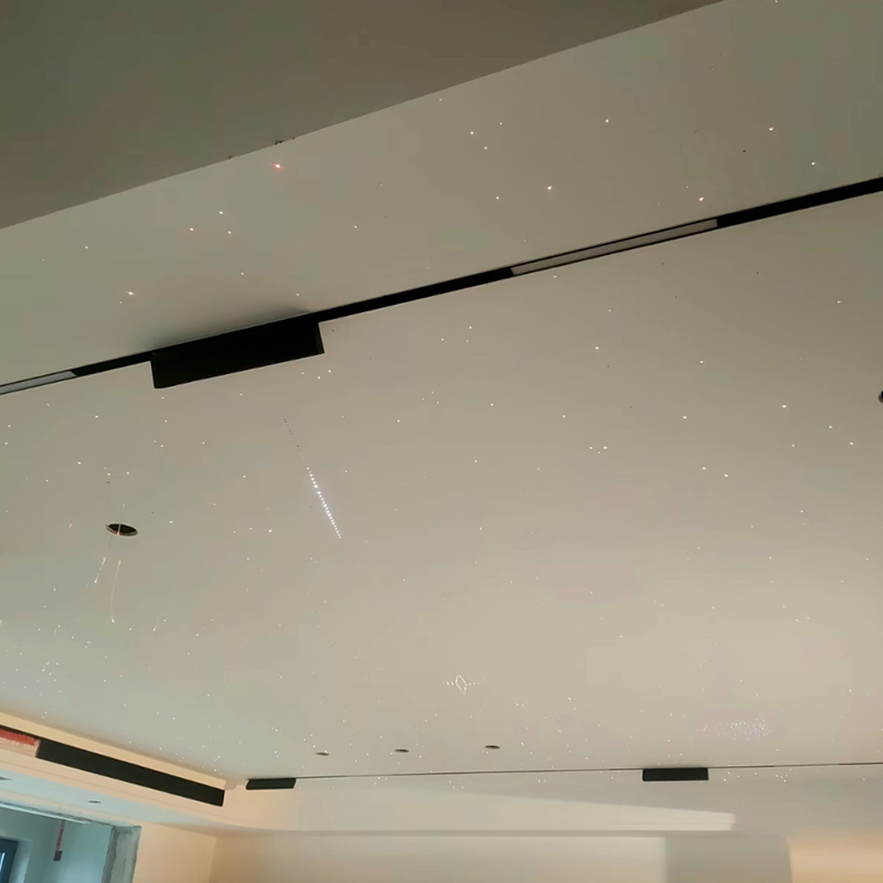 Modern 3D Model Design for Hotels Colorful Fiber Optic Acoustic Stretch Ceiling Remote Control Ambient Star Light Panels Modern 3D Model Design for Hotels Colorful Fiber Optic Acoustic Stretch Ceiling Remote Control Ambient Star Light Panels