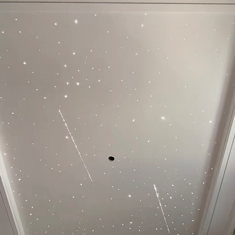 Modern 3D Model Design for Hotels Colorful Fiber Optic Acoustic Stretch Ceiling Remote Control Ambient Star Light Panels Modern 3D Model Design for Hotels Colorful Fiber Optic Acoustic Stretch Ceiling Remote Control Ambient Star Light Panels