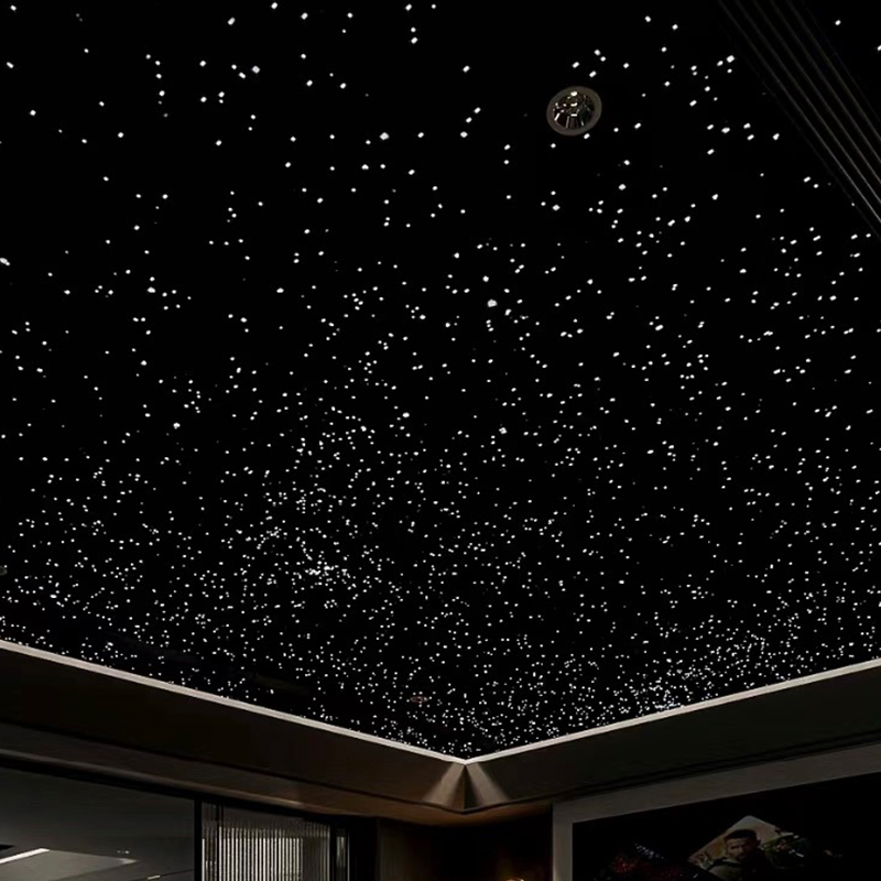 Modern Style Fiber Optic RGB Light Star Ceiling Panels 7 Color Gypsum for Living Room Modern Style Fiber Optic RGB Light Star Ceiling Panels 7 Color Gypsum for Living Room