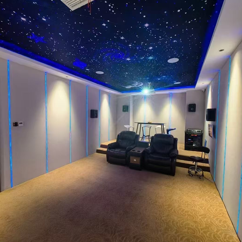 Modern Aesthetic Optical Fiber Ceiling for Bedroom Home Theater Starry Roof Projector Light 3D Model Design Acoustic Panels Modern Aesthetic Optical Fiber Ceiling for Bedroom Home Theater Starry Roof Projector Light 3D Model Design Acoustic Panels