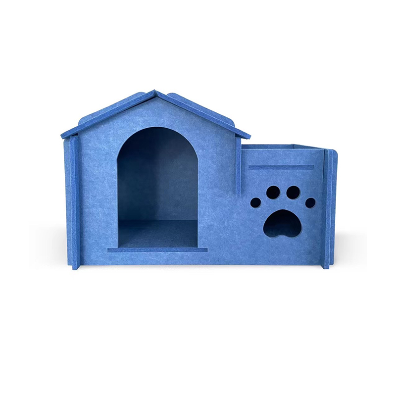 Modern Acoustic Cat Bed for Pets Absorbs Noise and Echoes for Living Room or Apartment Graphic Design Solution