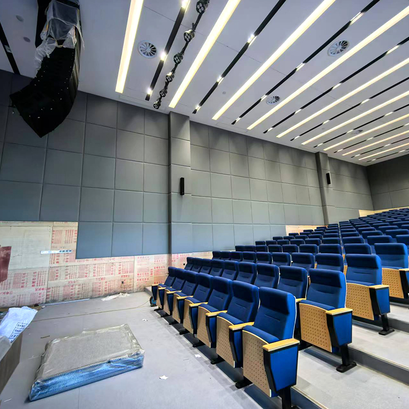 Leather-Wrapped Acoustic Panels with Sponge Effective in Protecting People From Injuries