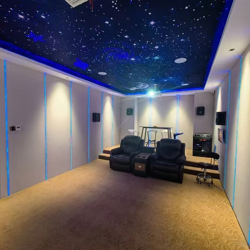 Interior design with fabric-wrapped sound-absorbing wall panels, suitable for hotels Interior design with fabric-wrapped sound-absorbing wall panels, suitable for hotels