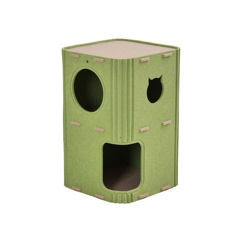 Eco-Friendly Acoustic Panel Cat Bed, Modern Design with Sound-Absorbing Noise-Reducing Features, Easy Installation, Scratch-Loving Surface for Cats, Non-Polluting Materials, Cozy Pet Retreat, Ideal for Noise-Sensitive Felines, Durable Cat Shelter