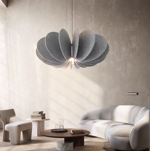 Chandelier Ceiling Sound Absorption, Environmentally Friendly, and Suitable for Decorating the Room.