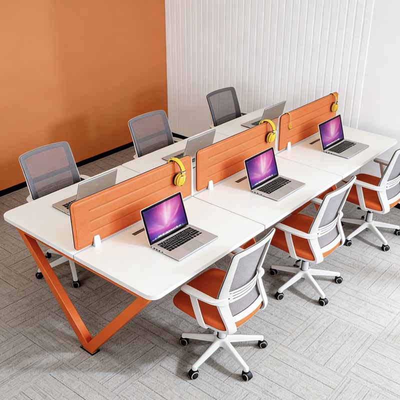 Sound-Absorbing Molded Desk Screen