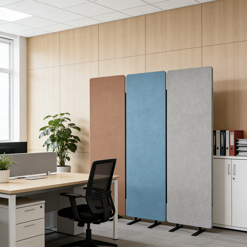 1650×600×28mm Office Acoustic Freestanding Partition Screen 1650×600×28mm Office Acoustic Freestanding Partition Screen